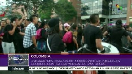 Colombia: estudiantes llaman a otros sectores a sumarse al paro
