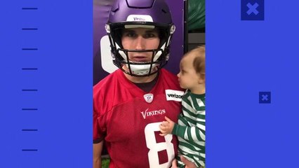 Kirk Cousins gives Burleson a pep talk
