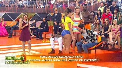 Brazil Football (Soccer) Body Paint Girl