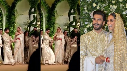 Deepika Ranveer Mumbai Reception: Ranveer Singh's DANCE on Stage; Watch Video | FilmiBeat
