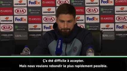 Groupe L - Giroud : "Rebondir le plus rapidement possible"