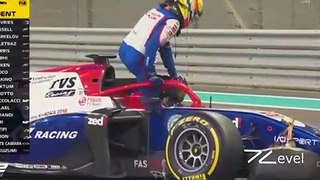 Formula 2 Abu Dhabi 2018 Big Crash In Race 1