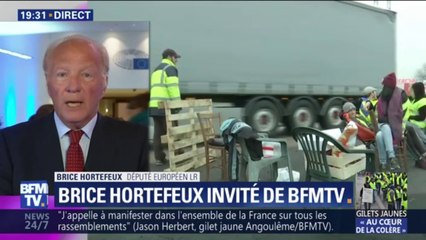 Download Video: Gilets jaunes : Brice Hortefeux (LR) n'est pas favorable à une fermeture des Champs-Elysées samedi