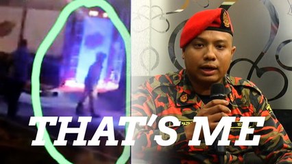 Fire dept: Man in viral video standing not Adib