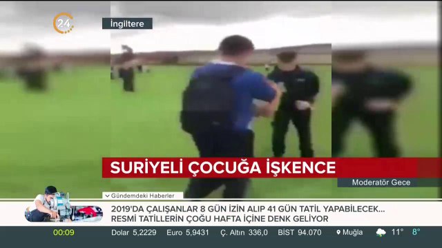 Suriyeli çocuğa yapılan işkence kamerada