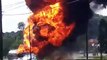 Il filme l'explosion d'un camion citerne en feu à Mobile en Alabama