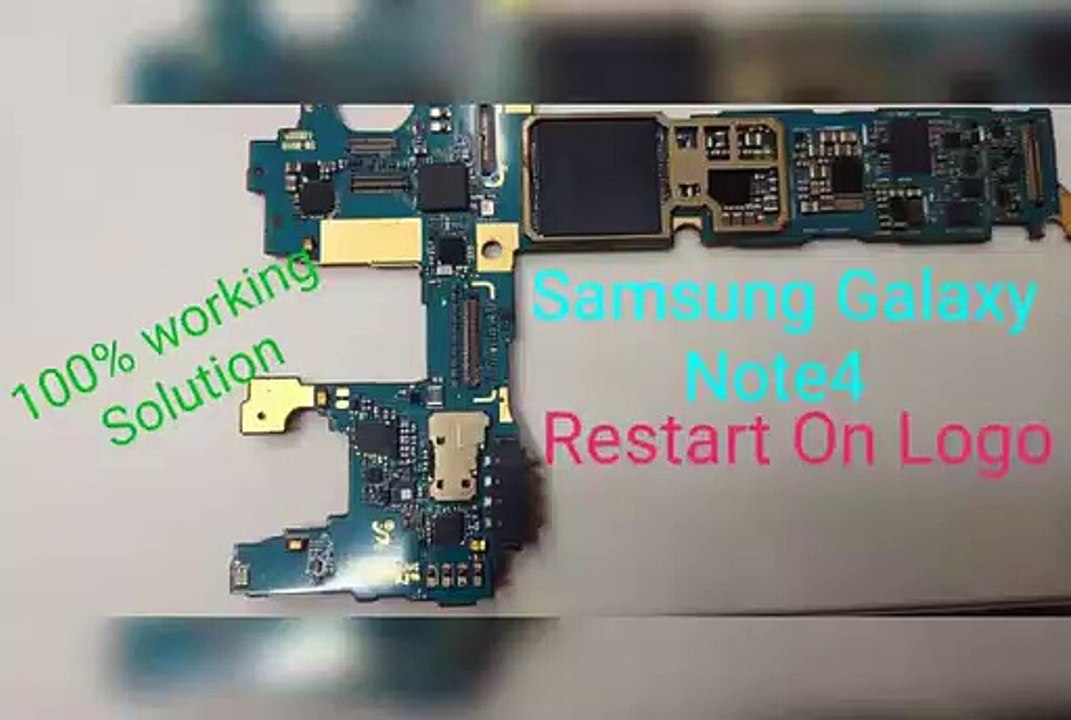 Samsung note4 on a logo 100 work solution