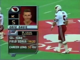 Davis misses FG before halftime