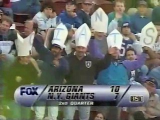 Giants fans dress as pope