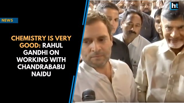 Chemistry is very good: Rahul Gandhi on working with Chandrababu Naidu