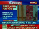 Mining Mafia in the banks of river Saryu by stopping its flow