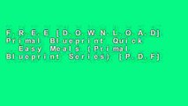 F.R.E.E [D.O.W.N.L.O.A.D] Primal Blueprint Quick   Easy Meals (Primal Blueprint Series) [P.D.F]