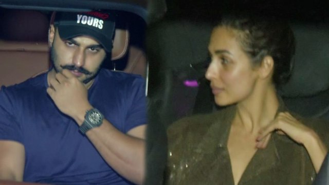Malaika Arora & Arjun Kapoor enjoy Late Night Dinner at Amrita Arora house; Watch | FilmiBeat