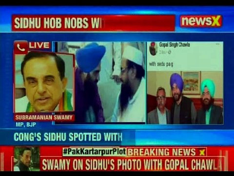 Khalistani Gopal Chawla posts a picture with Punjab Minister Navjot Singh Sidhu Facebook page