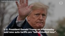 Trump Says Studying New Auto Tariffs After GM Restructuring