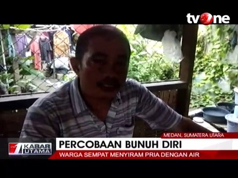 Coba Bunuh Diri, Pria Ini Bakar Dirinya Sendiri
