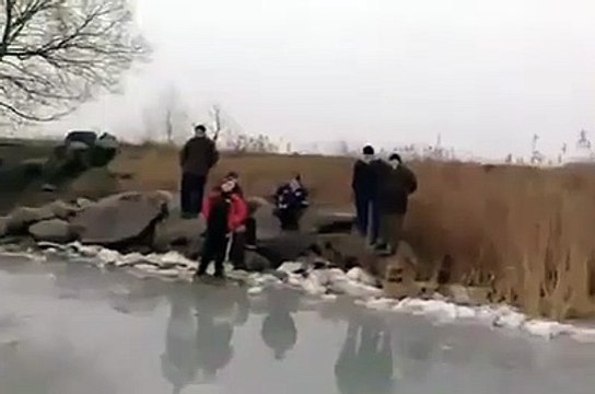 Man is cycling on water, you must be seen again it..