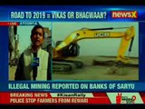 Illegal mining mafia reported on banks of river Saryu