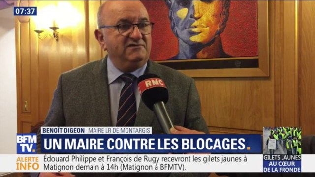 Gilets jaunes: on veut que ça dégage un maire réclame la fin des blocages dans sa ville