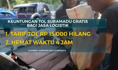 Tol Suramadu Gratis, Jasa Logistik Melejit