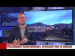 Download Video: Report TV - Aksident në aksin Maliq-Korçë, makina bie nga ura dhe përfundon në lumë