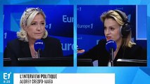 Marine Le Pen soutient la manifestation des 