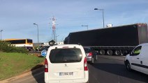 VILLENEUVE LES BEZIERS - La zone de la méridienne fortement impactée par les gilets jaunes