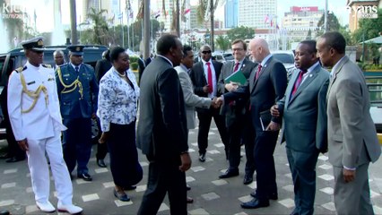 President Kenyatta closes the 3 day BLUE ECONOMY CONFERENCE at KICC