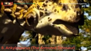 Dinosaur Species We’d Love to Have in a Zoo T-Rex, Sinosauropteryx, Triceratops,...