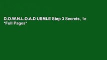 D.O.W.N.L.O.A.D USMLE Step 3 Secrets, 1e *Full Pages*