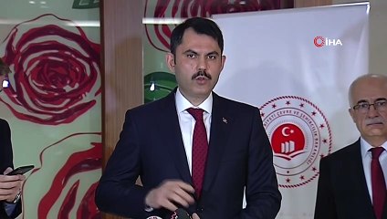 Bakan Kurum: '  Yönetmelik taslağını Cumhurbaşkanımıza 28 Ekim tarihiyle gönderdik. İncelemeler yapılıyor, bitmesine müteakip bir pilot uygulama ile geçeceğimiz taşınmazların