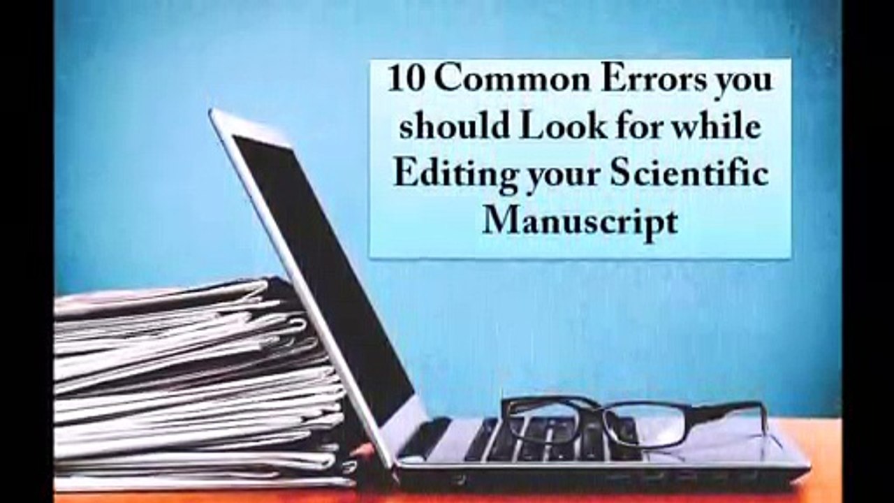 Scientific Editing Tips