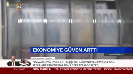 Ekonomiye güven artıyor
