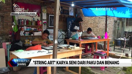 "String Art" Karya Seni dari Paku dan Benang Bernilai Jual Tinggi
