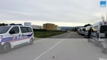 Le dépôt pétrolier de Portes-les Valence évacué dans le calme par les CRS