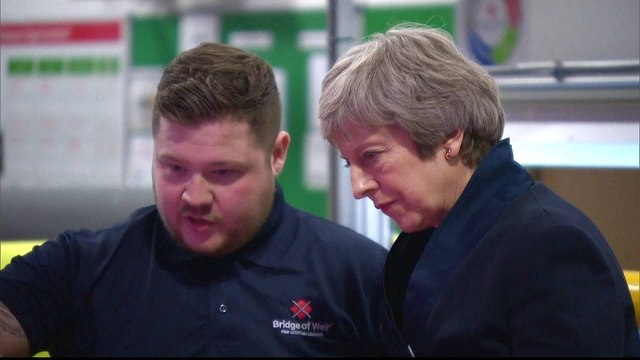 Theresa May tries to sell Brexit deal in Scotland