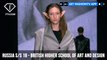 British Higher School of Art and Design Mercedes Benz Fashion Week Russia S/S 2019 | FashionTV | FTV