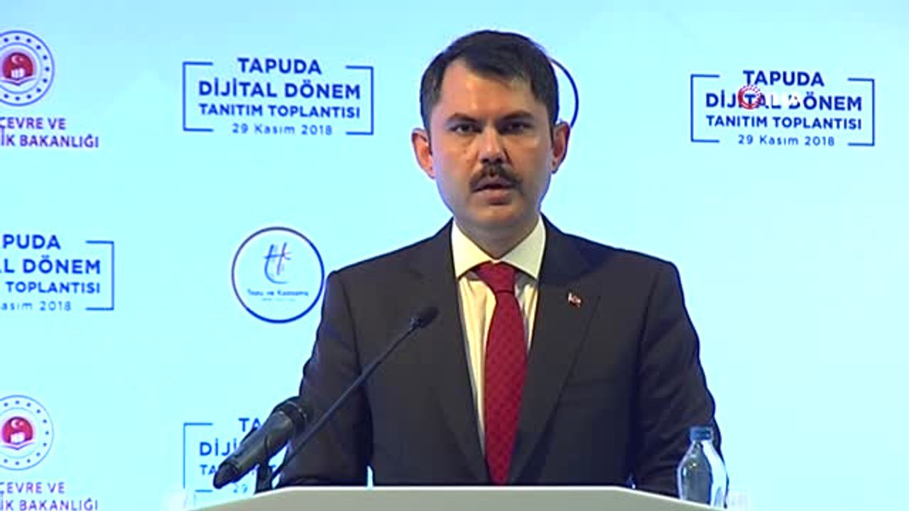 Bakan Kurum, "Tapu Senetlerinin Yenilenmesi ve...