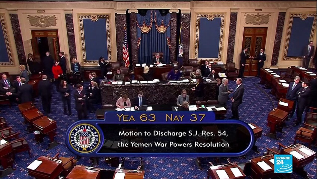 US - Senate defies Trump and votes to cut support to Saudi forces in Yemen