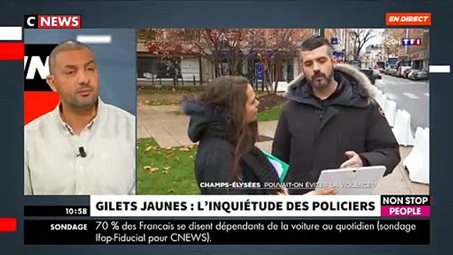 EXCLU - Gilets Jaunes: Un policier se dit inquiet pour samedi: Il faudrait interdire l'accès aux Champs-Elysées - VIDEO