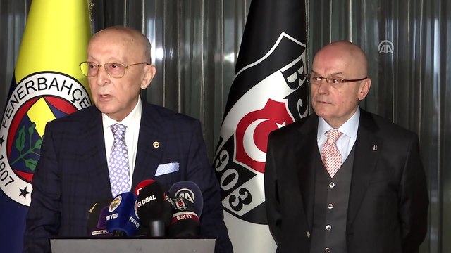 Beşiktaş ve Fenerbahçe divan kurulu başkanları yemekte buluştu - Vefa Küçük (2) - İSTANBUL