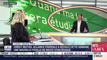 "On veut mobiliser tout le réseau du Crédit Mutuel autour du service du client en utilisant les technologies et en réalisant une diversification", Nicolas Théry – 29/11