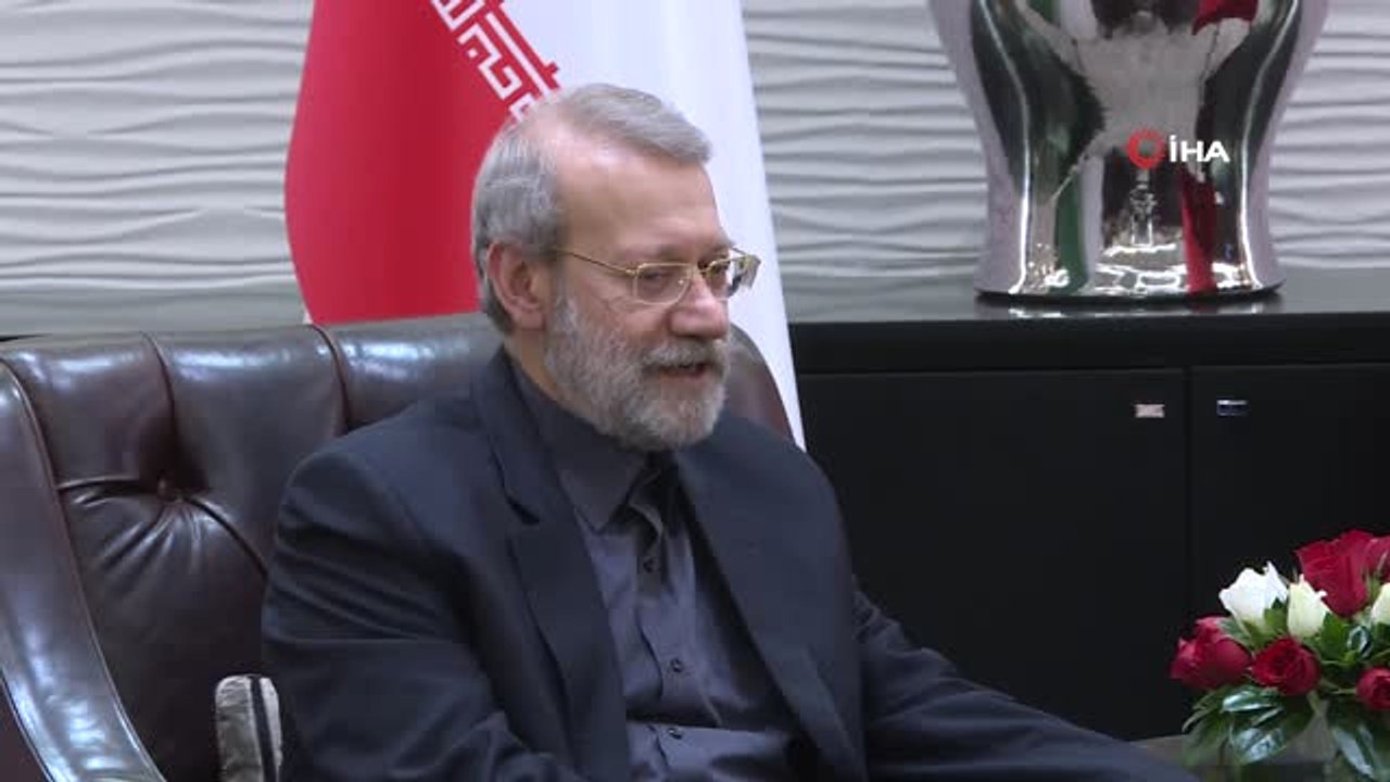 TBMM Başkanı Yıldırım, İran İslam Cumhuriyeti Parlamento Başkanı Dr. Ali Ardeshır Larijani ile Bir...