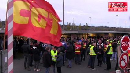 VIDEO. Ingrandes : le secrétaire général de la CGT en visite aux Fonderies du Poitou