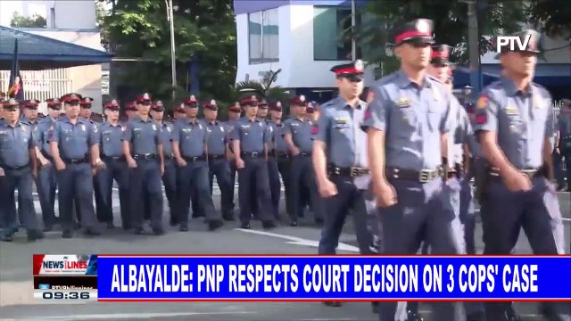 Albayalde: PNP respects court decision on 3 cops' case