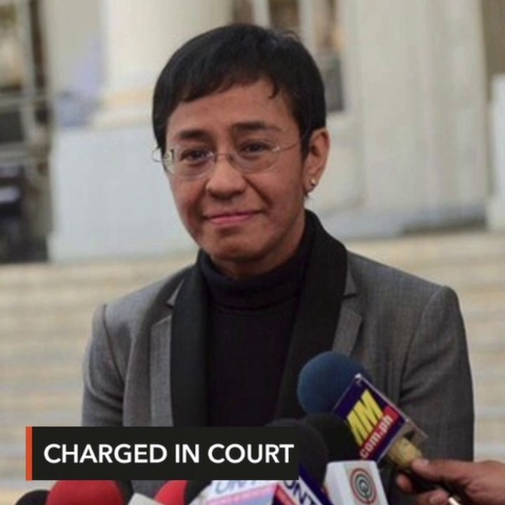 Maria Ressa, Rappler Holdings charged in court...