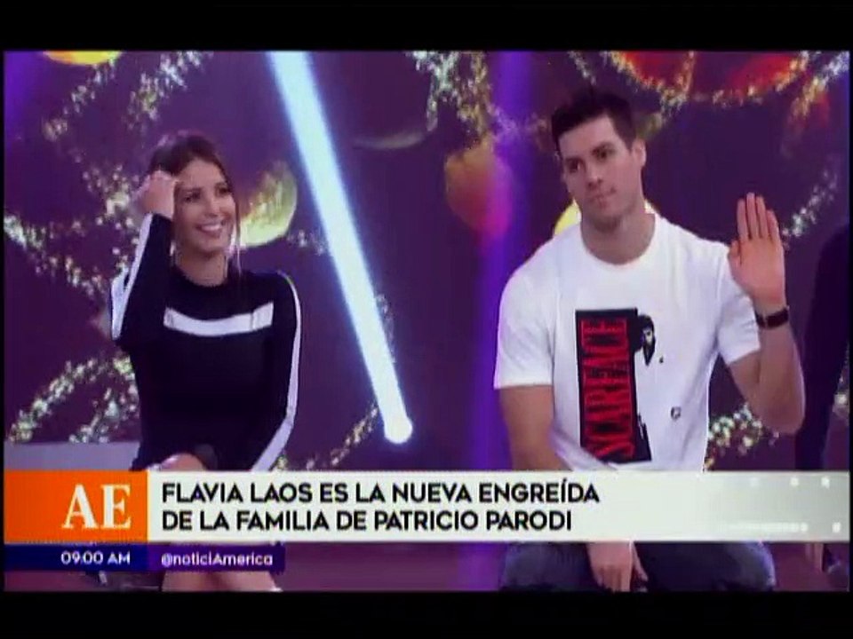 Flavia Laos es la nueva engreida de la familia de Patricio Parodi