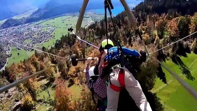 Choc : il frôle la mort suspendu dans le vide lors d'un vol en deltaplane !