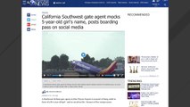Woman Says Southwest Airlines Employee Mocked Her Young Daughter Named Abcde