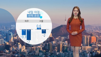 [날씨] 내일 아침 '반짝 추위'...미세먼지 심해요! / YTN